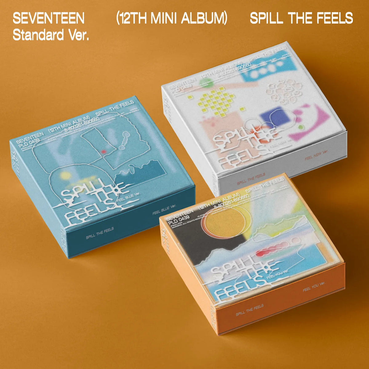 SEVENTEEN 12th Mini Album SPILL THE FEELS Almaty Tattoo