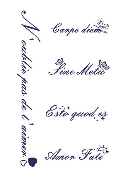 Набор надпись, carpe diem