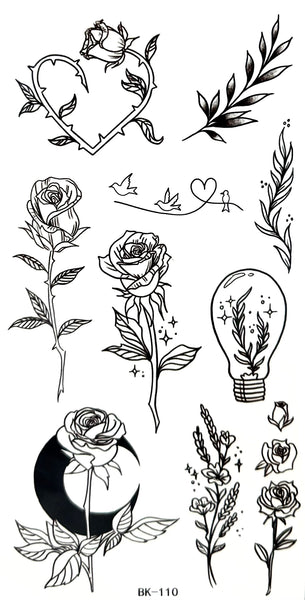 Набор роза, цветы, ветки