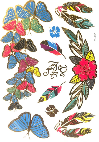 Бабочки золотистые