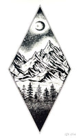 Горы, лес