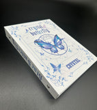 Биндер белый с бабочкой