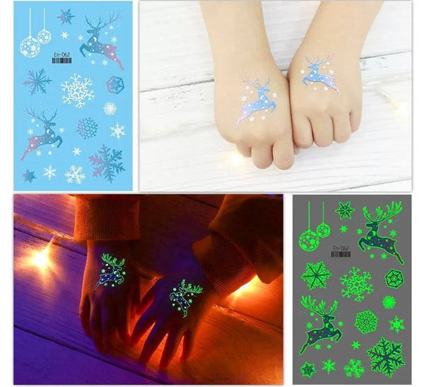 Набор снежинки, олень