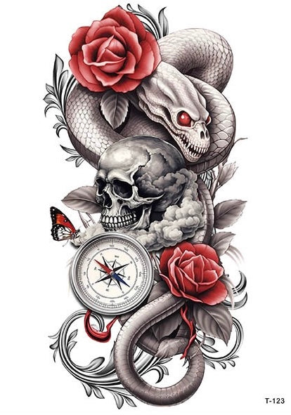 Змея, череп