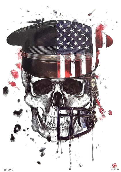 Череп с флагом