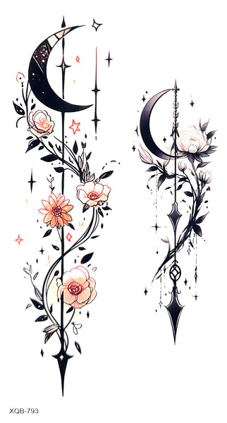 Цветы, полумесяц