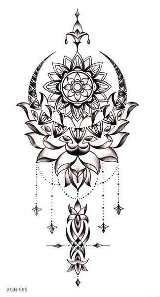 Полумесяц, лотос, люстра