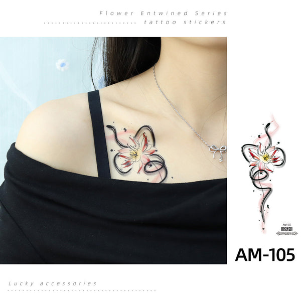 Змея, лотос