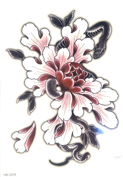 Змея с цветком