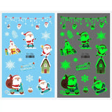 Набор снежинки, дед мороз