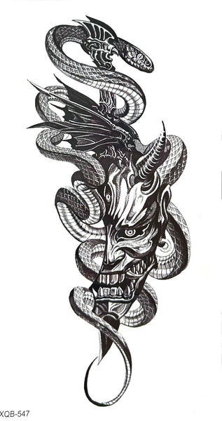 Маска демона со змеей