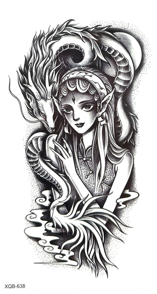 Девушка с драконом