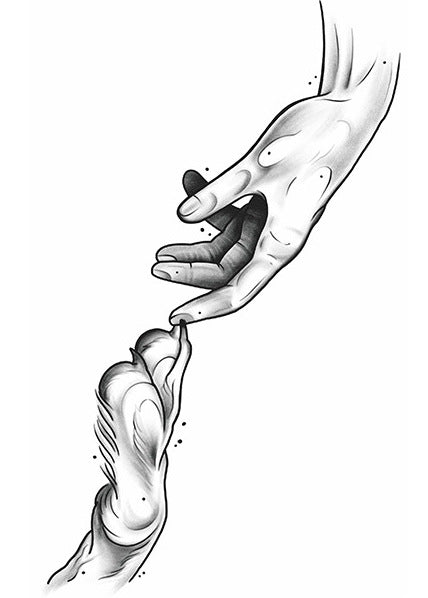 Рука и лапа