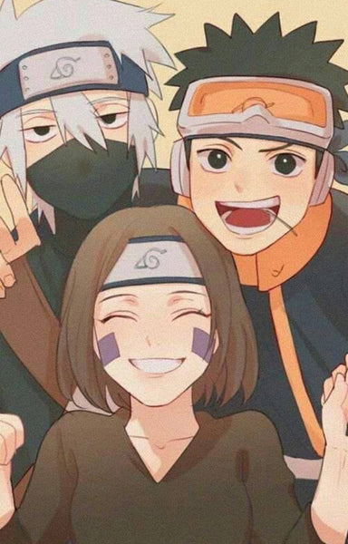 Обито, Какаши, Рин