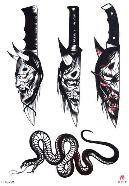 Змея, набор, японская маска