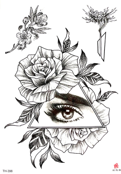 Роза, глаз в треугольнике