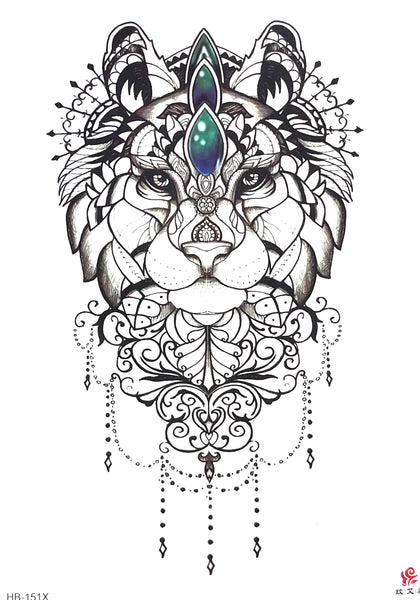 Лев в виде «люстры»