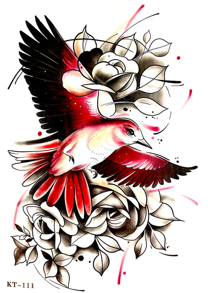 Сойка с цветами