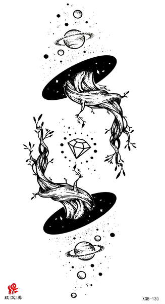 Абстракция корни с космосом