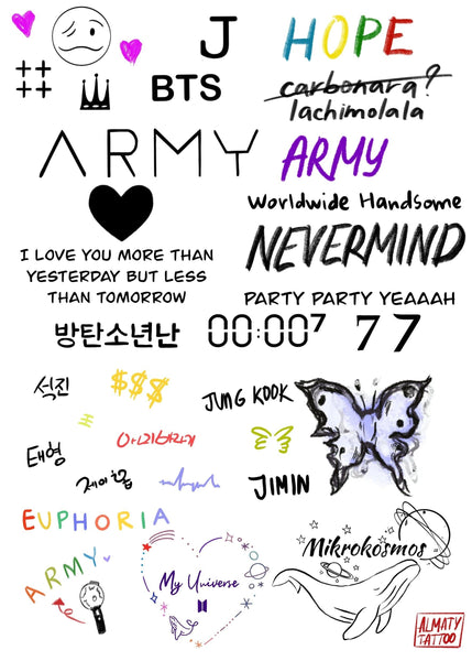 BTS тату