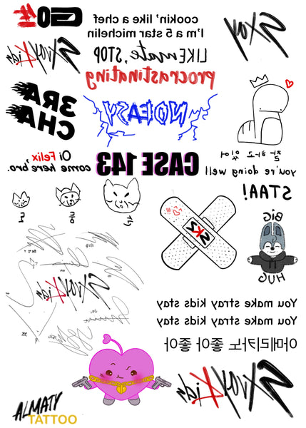 Stray Kids тату