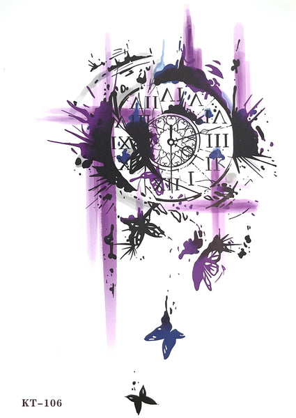 Часы с бабочками